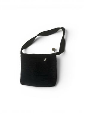 Sac Black Knit Crossbody Bag Women
